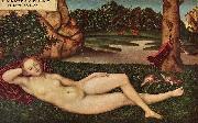 Ruhende Quellnymphe Lucas Cranach